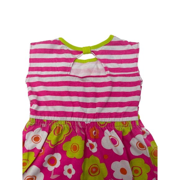 Baby Girl's - 3 Dresses - Minnie Mouse, Floral &‎ Stripes, - Size - 24 M - Picture 10 of 12